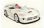 Race Car Concept Design Art by Ackerman