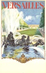 Versailles Gardens Vintage Travel Poster – Palace of Versailles Fountains France