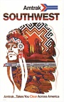 David Klein “Amtrak — Southwest” — Original 1970s Train Poster | Linen-Backed Vintage