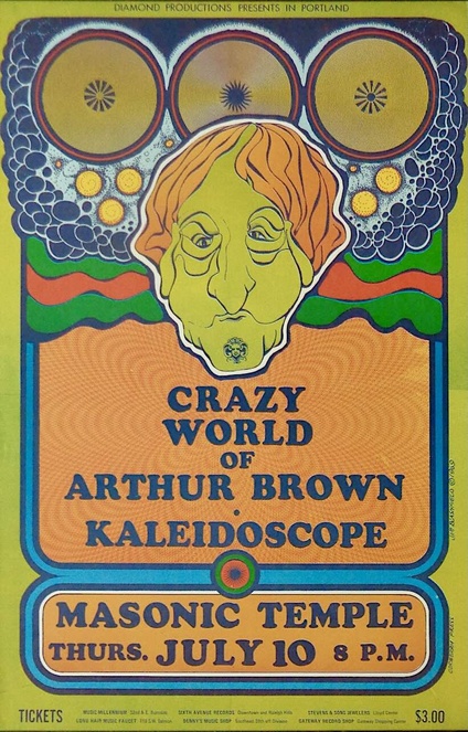 Crazy World Of Arthur Brown: Portland 1969