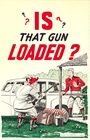 IS that gun LOADED? | NRAOriginal 1946 NRA “Is That Gun Loaded?” Gun Safety Poster | National Rifle