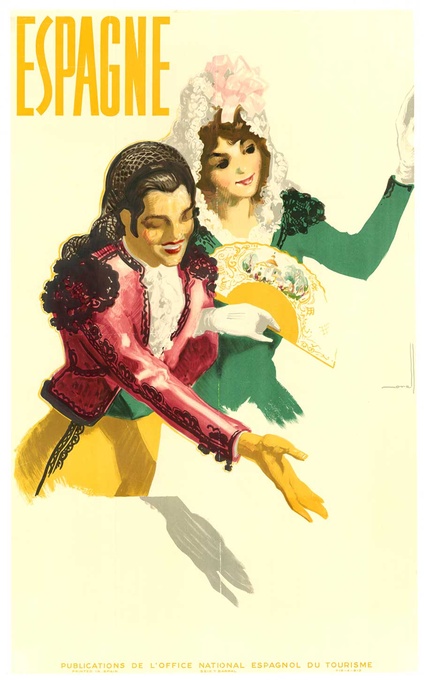 Espagne Couple (Spain) Tourism poster