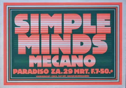 Simple Minds: Amsterdam 1980