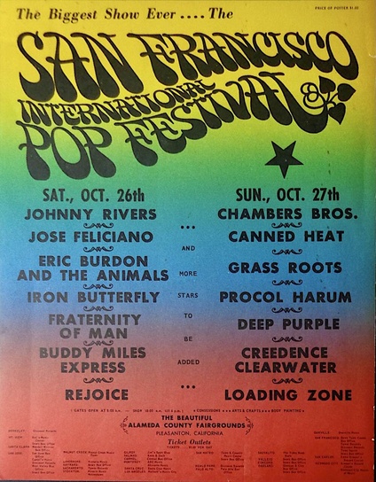 San Francisco International Pop Festival 1968 (style B)