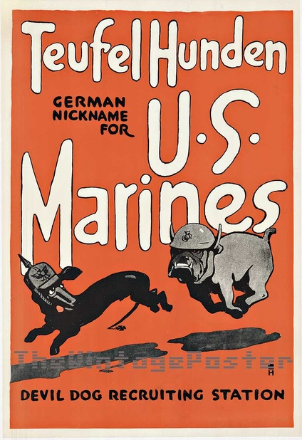 U. S. MARINES TEUFEL HUNDEN (Devil Dogs)