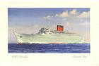 R. S. M. Caronia Cunard Line Cruise ship