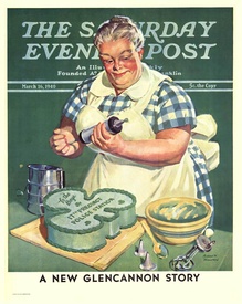 Saturday Evening Post Newsstand Poster