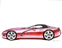 Dodge Viper Design Concept by Hall
