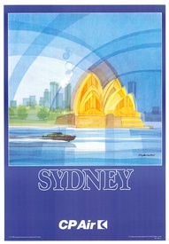Sydney CP Air - Canadian Pacific - Opera House