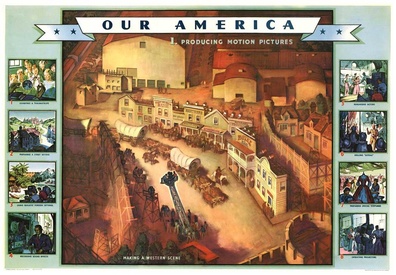 Our America Motion Pictures # 1 - on linen
