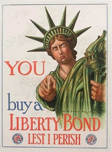 Lest I Perish You Buy a Liberty Bond (L) linen