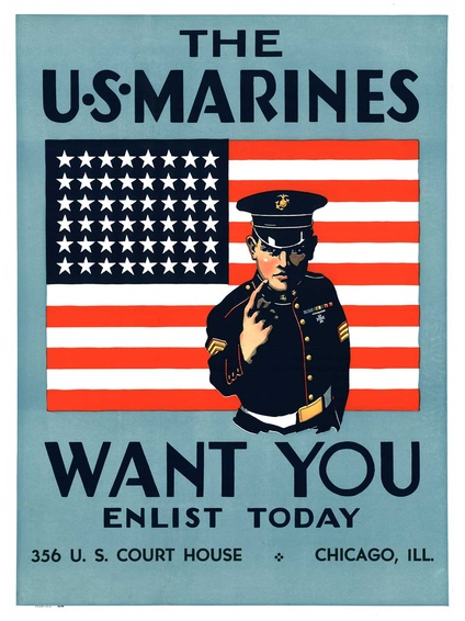 The U. S. Marines Want You Enlist Today