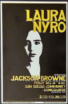 Laura Nyro: San Diego 1970 (Handbill)