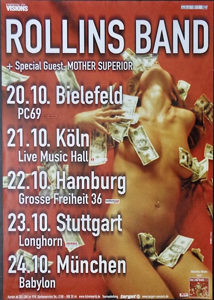 Henry Rollins Band: German Tour 2001