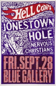 Hole Blue Gallery Concert Poster