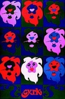 9 lion faces