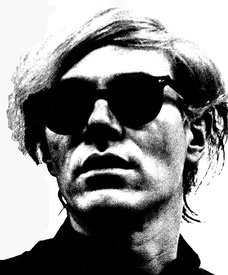 Andy Warhol Head Shot
