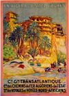 En Algérie – Visitez l’Aurès – Henri Villain 1926 Original Vintage Travel Poster