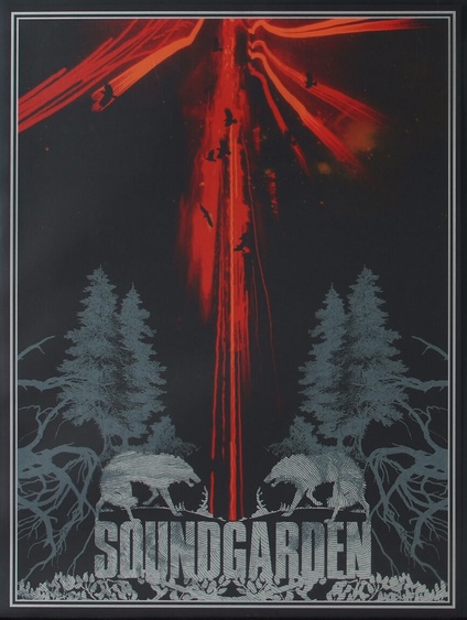 Soundgarden 2011 Concert Tour Poster