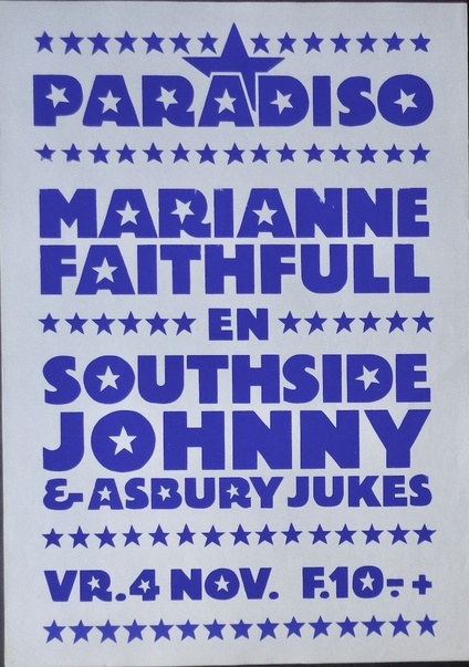 Marianne Faithfull / Southside Johnny: Amsterdam 1983