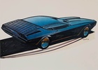 1970 Mustang Original Concept Car Art