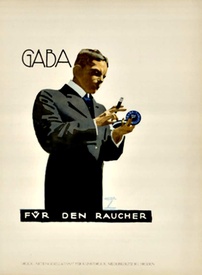 Gaba ' fur den raucher' (bookplate) 1926