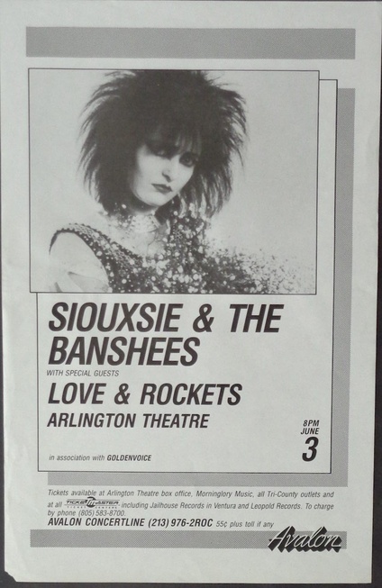 Siouxsie and The Banshees: Santa Barbara 1986