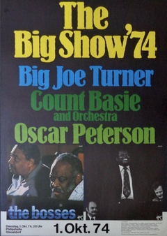 Oscar Peterson / Count Basie / Big Joe Turner : Dusseldorf 1974