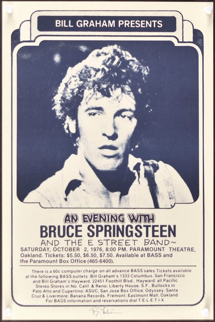 Bruce Springsteen Concert Poster