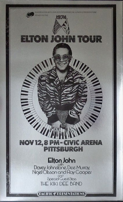 Elton John: Pittsburgh 1974