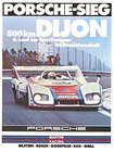 Porsche-Sieg 500 Km Dijon 6. Lauf zur Sportwagen