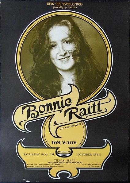 Bonnie Raitt / Tom Waits: Arlington 1975