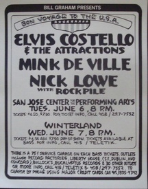 Elvis Costello / Mink DeVille: San Francisco 1978