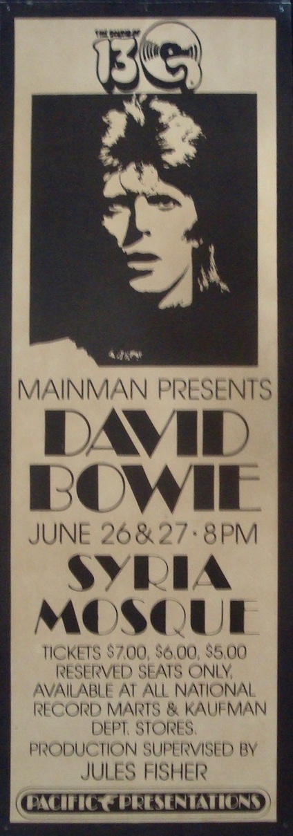 David Bowie: Pittsburgh 1974