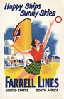 Farrell Lines Happy Ships Sunny Skies