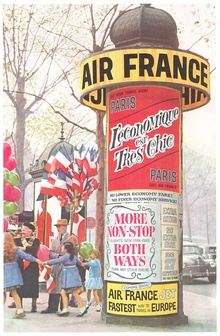 Air France travel poster