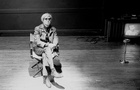 Andy Warhol with TV