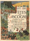 Fetes de GascogneFêtes de Gascogne 1898 Original French Art Nouveau Festival Poster – Toulouse, Carc