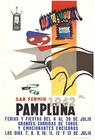 San Fermín Pamplona 1962 – Running of the Bulls | Alonso Astarloa Original Spanish Festival Poster