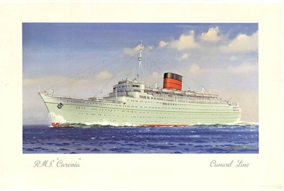 R. S. M. Caronia Cunard Line Cruise ship
