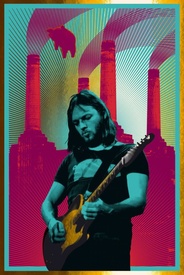Pink Floyd: David Gilmour (Blue gold foil)