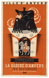 Ville d'Anvers La Glorie d'Anvers Lithograph