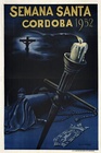 Semana Santa Cordoba 1952  – Original Vintage Spanish Travel Poster