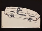 1970 Mustang Original Concept Car Art