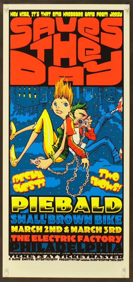 Saves The Day Concert Poster