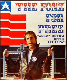 The Fonz For President Commercial Poster