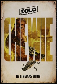 Solo A Star Wars Story Movie Poster DS 27x40 N.MINT Alden Ehrenreich 