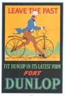 Fort Dunlop - Bicycle poster