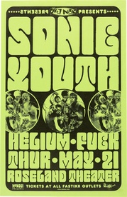 Sonic Youth Concert Poster