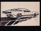 1970 Mustang Original Concept Car Art